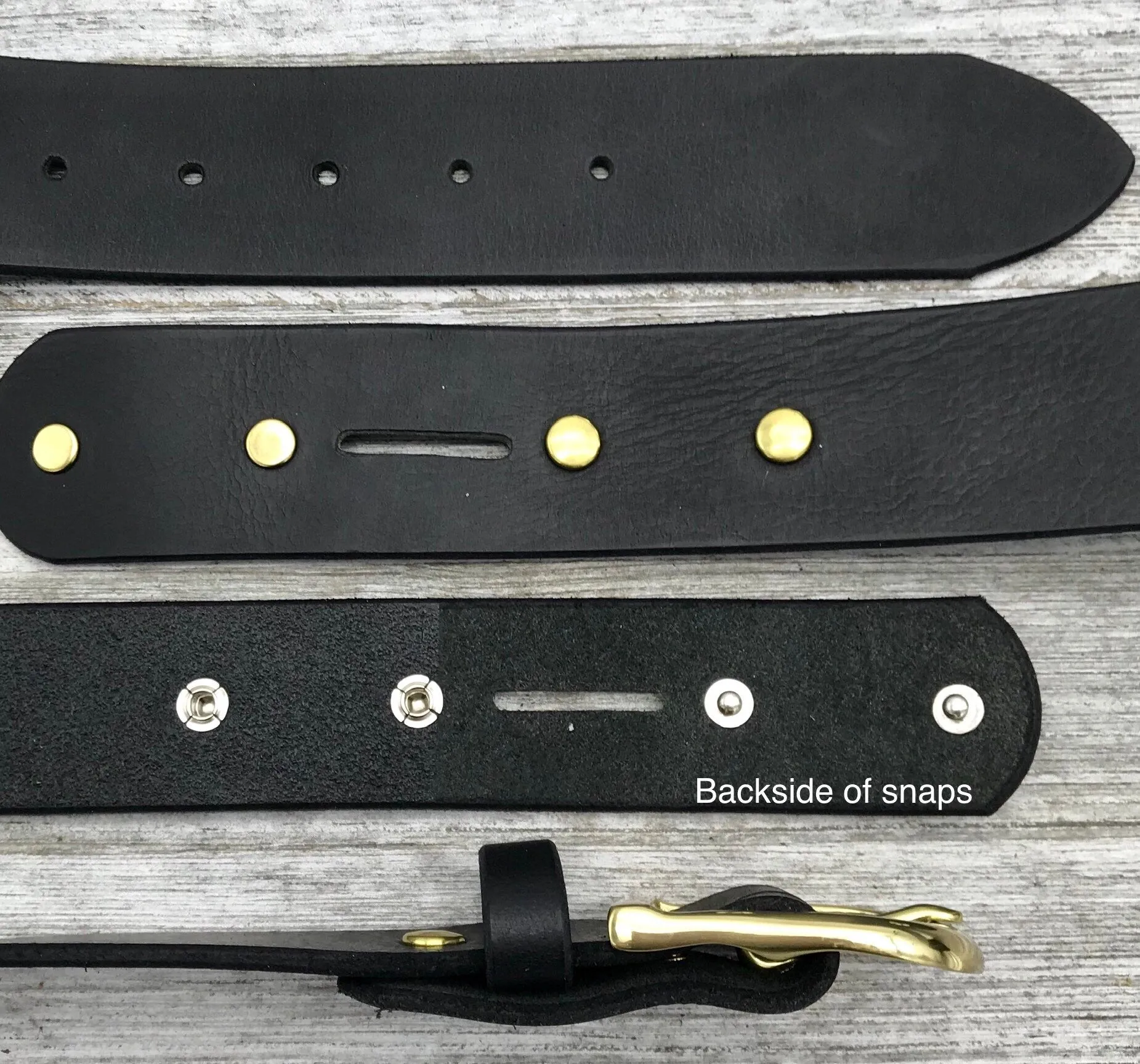 1 1/4” Lt.Brown Leather Belt – Handmade in USA, Durable & Solid