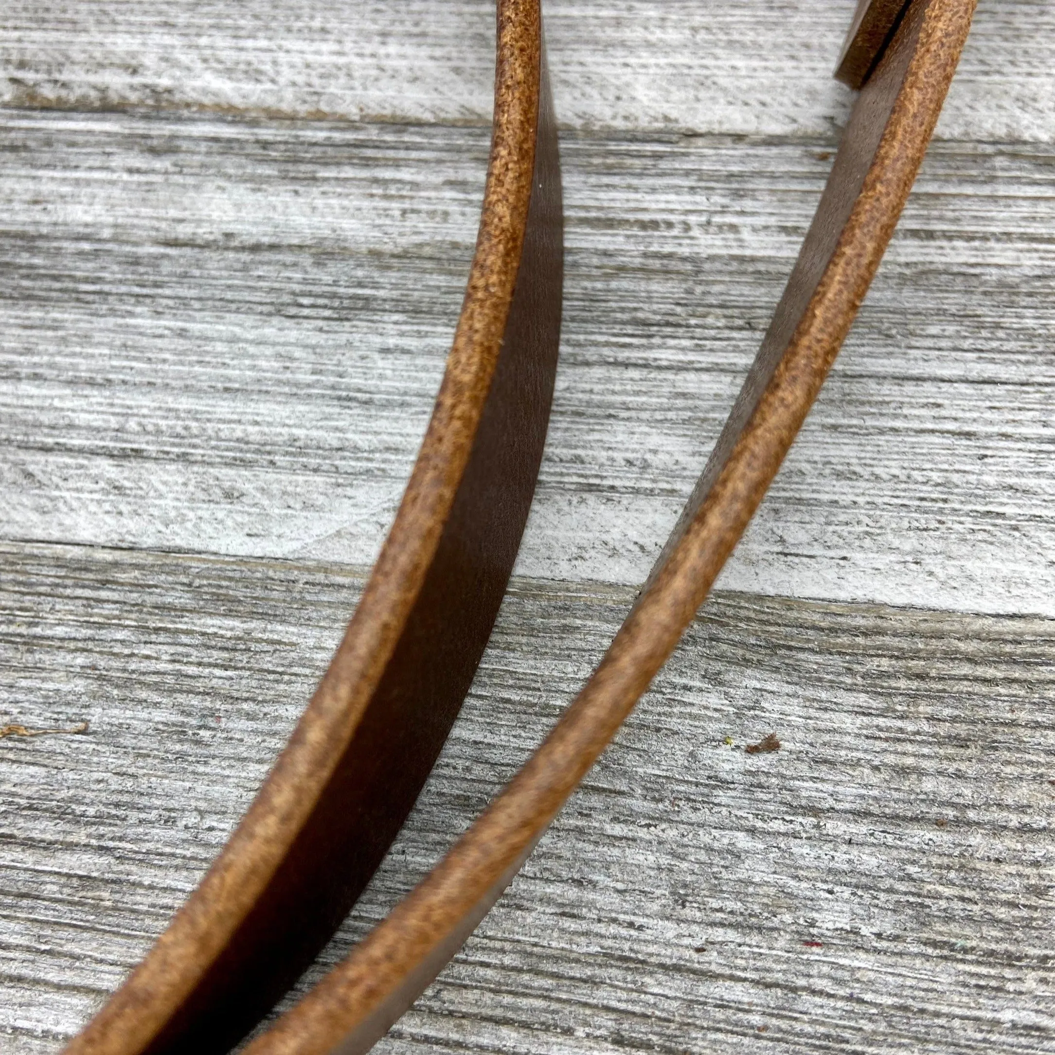1 1/4” Lt.Brown Leather Belt – Handmade in USA, Durable & Solid