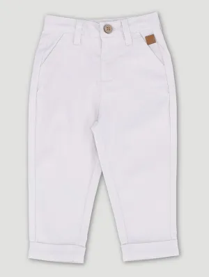 Baby Boys Grey Twill Chino Pants