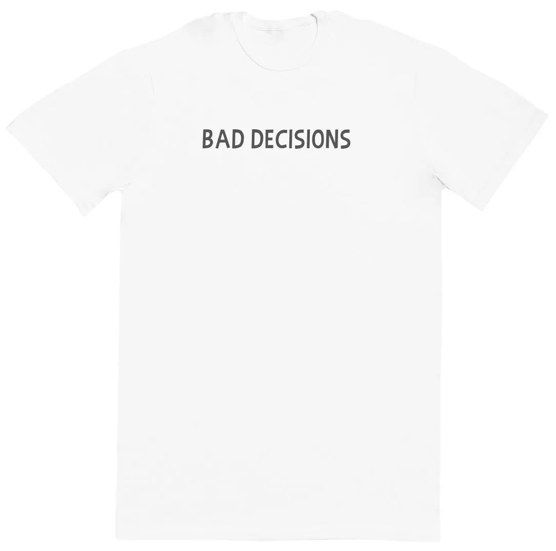 Bad Decisions - Kids Oversized Comfy T-Shirt