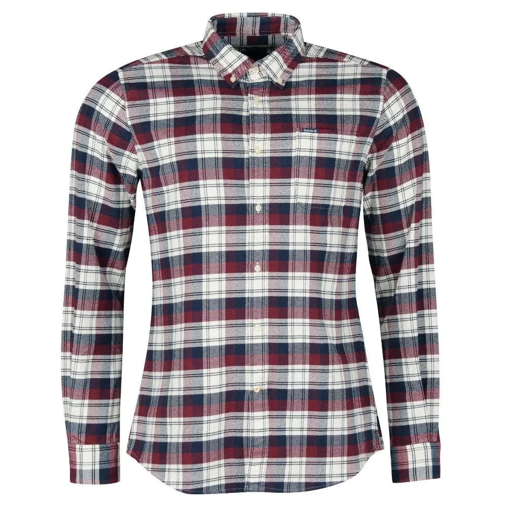 Barbour Stonewell Tailored Fit Shirt In Port