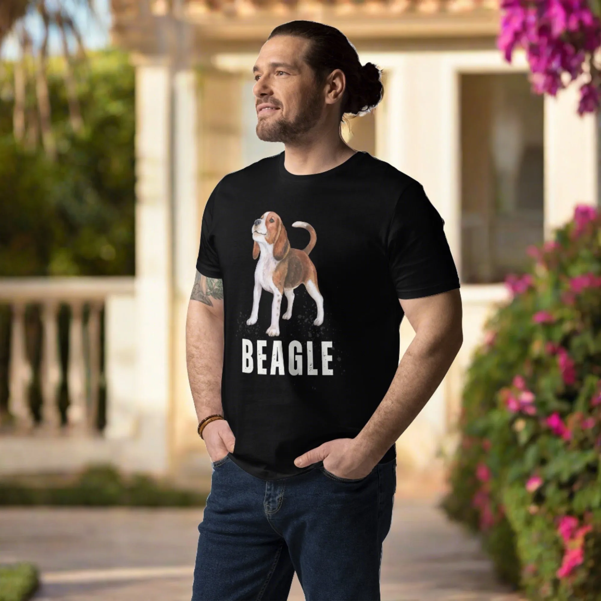 Beagle Love, Unisex organic t-shirt