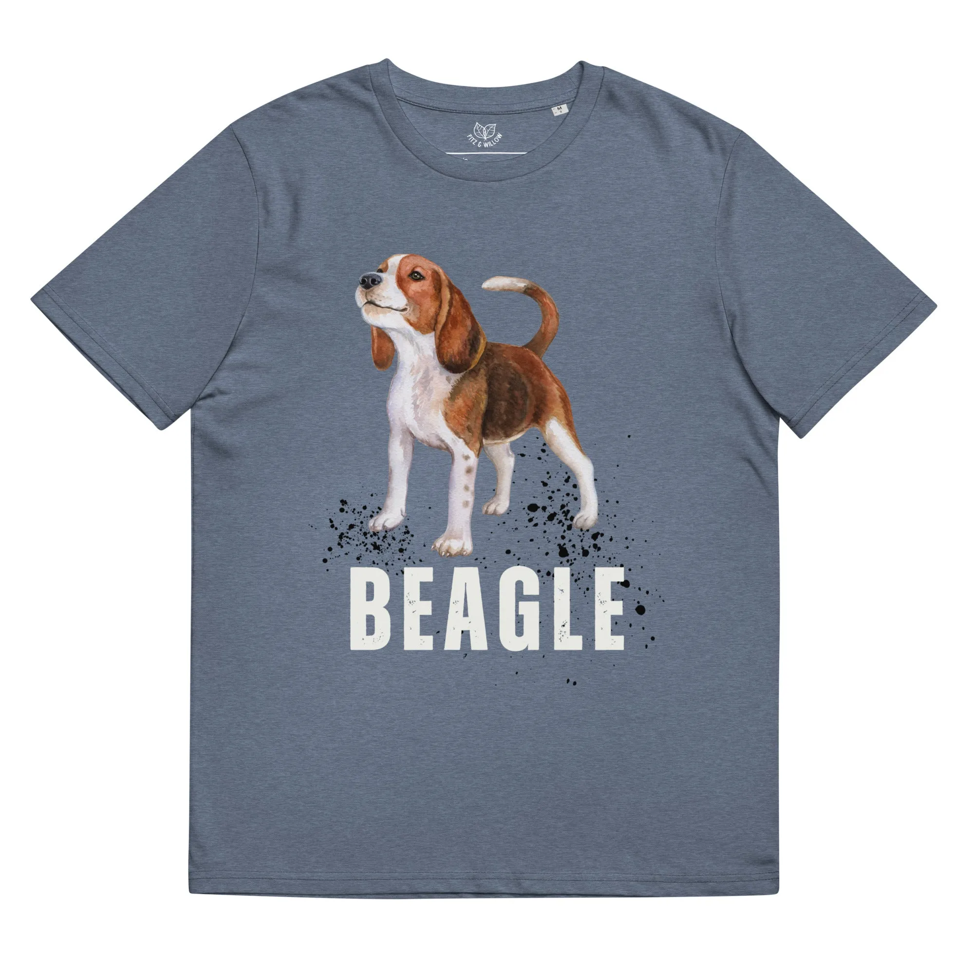Beagle Love, Unisex organic t-shirt
