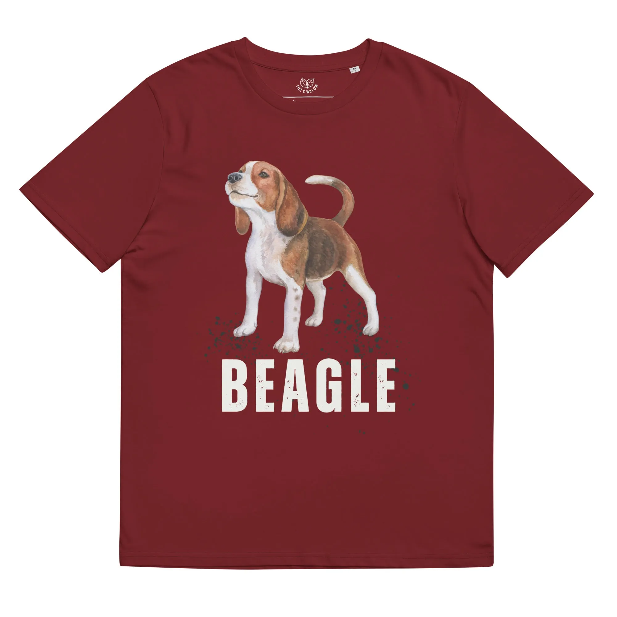 Beagle Love, Unisex organic t-shirt