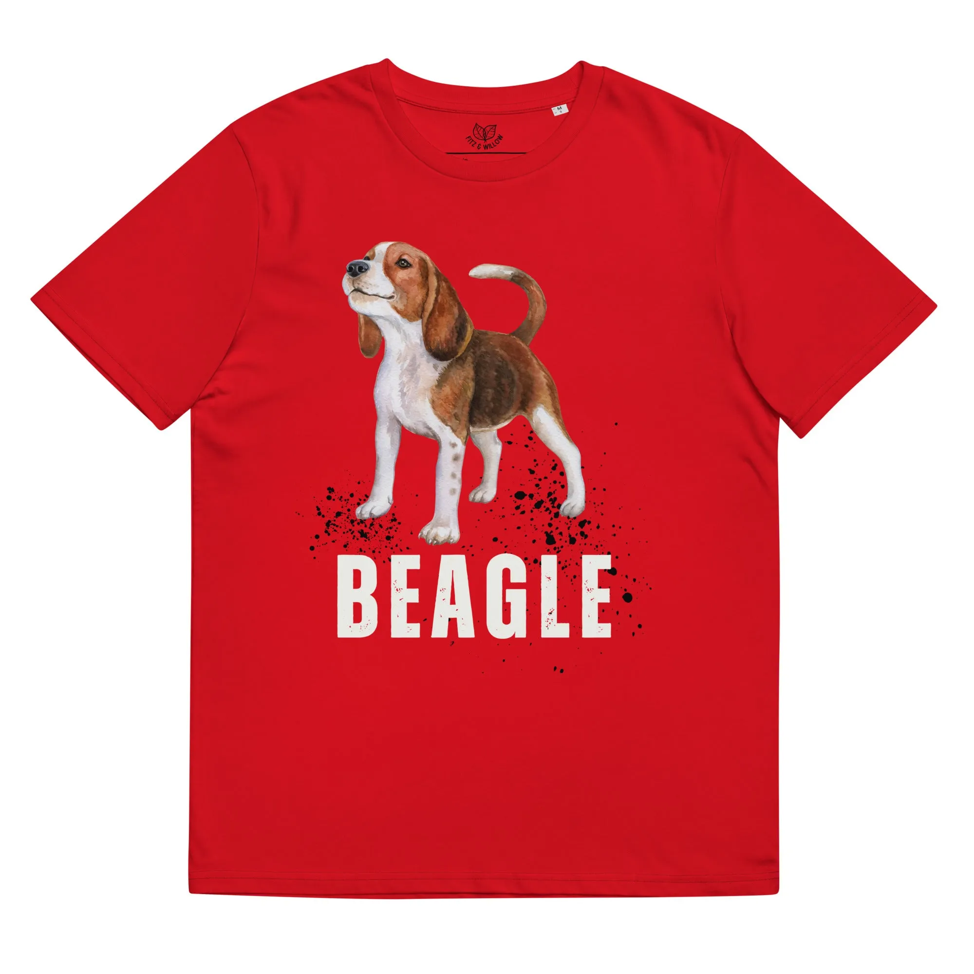 Beagle Love, Unisex organic t-shirt