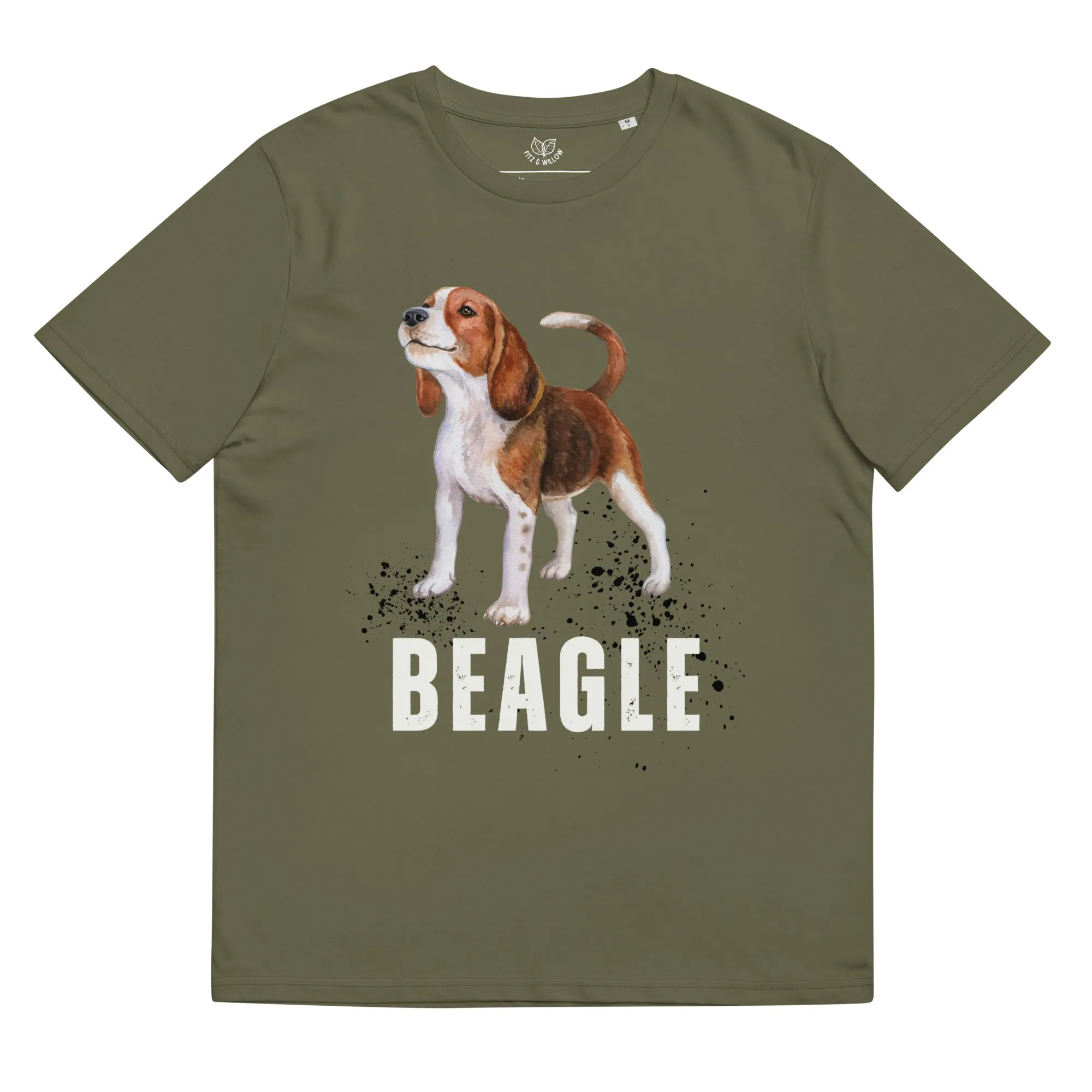 Beagle Love, Unisex organic t-shirt