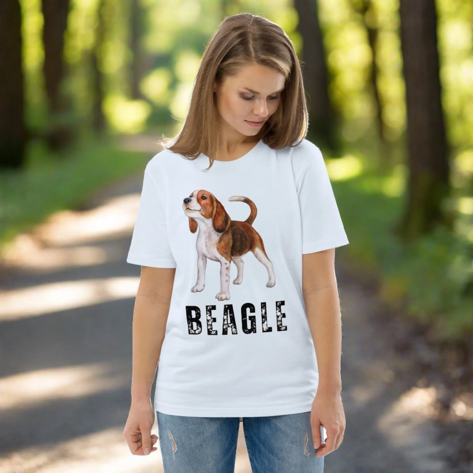 Beagle Love, Unisex organic t-shirt