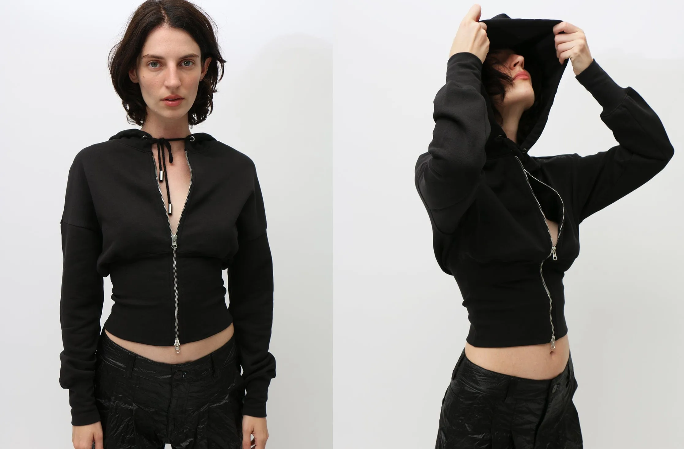Black Snatched Hoodie