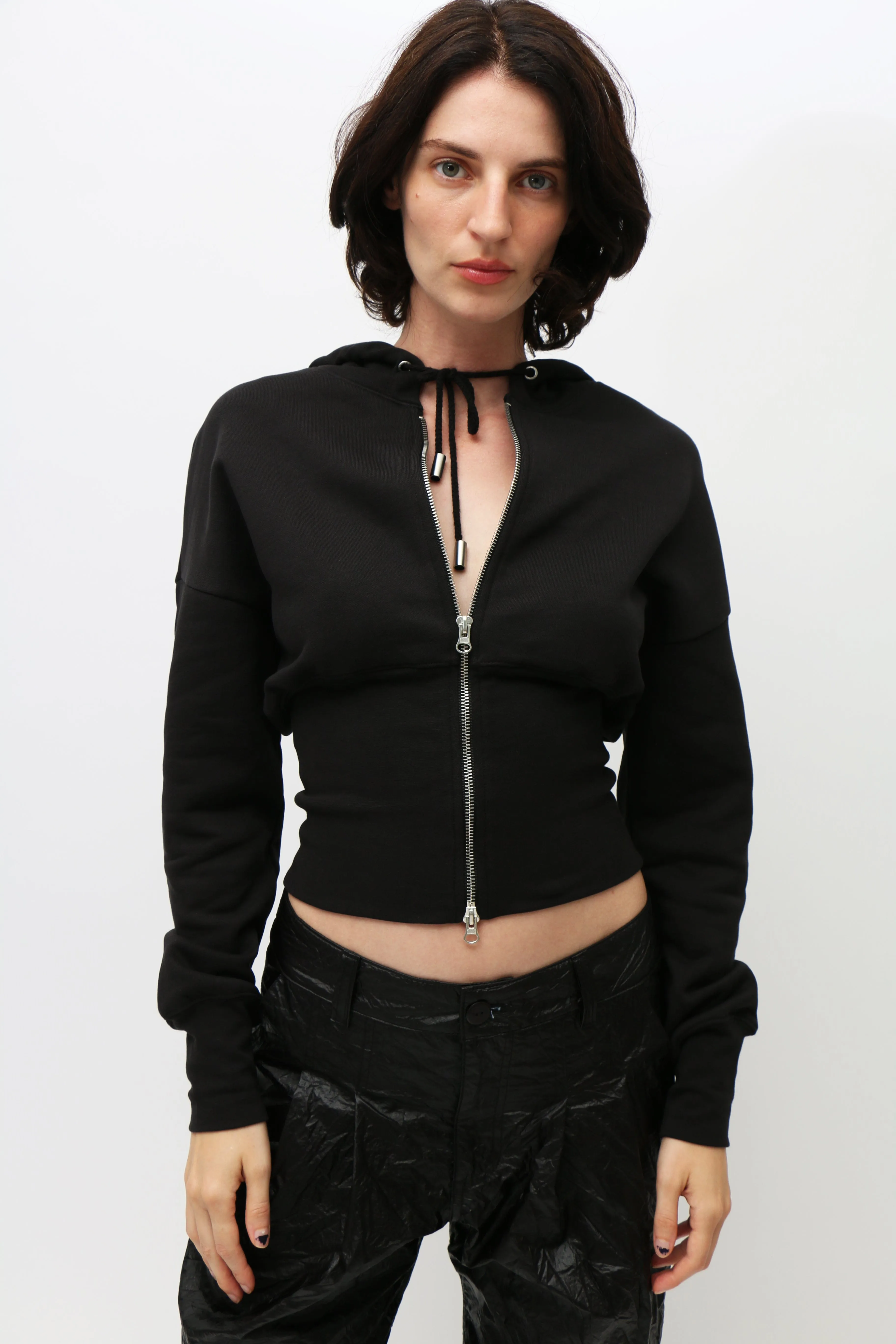 Black Snatched Hoodie