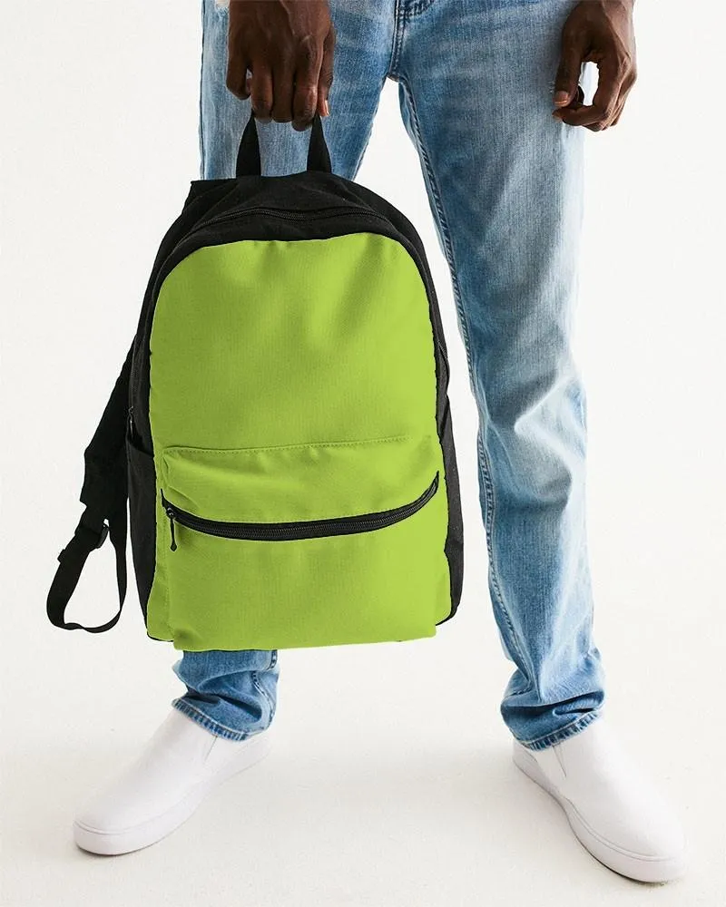 Bright Warm Green Canvas Backpack | Bright Pure Warm Green | C38M0Y100K0