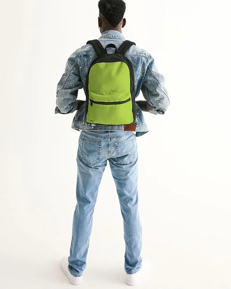 Bright Warm Green Canvas Backpack | Bright Pure Warm Green | C38M0Y100K0