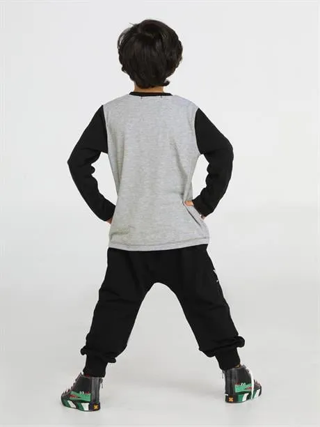 casa black baggy pantolon   t-shirt takim