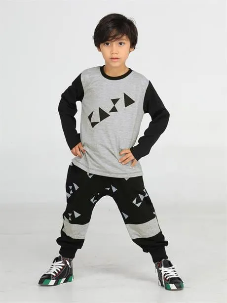 casa black baggy pantolon   t-shirt takim