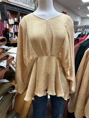 Chic Satin Top in Gold