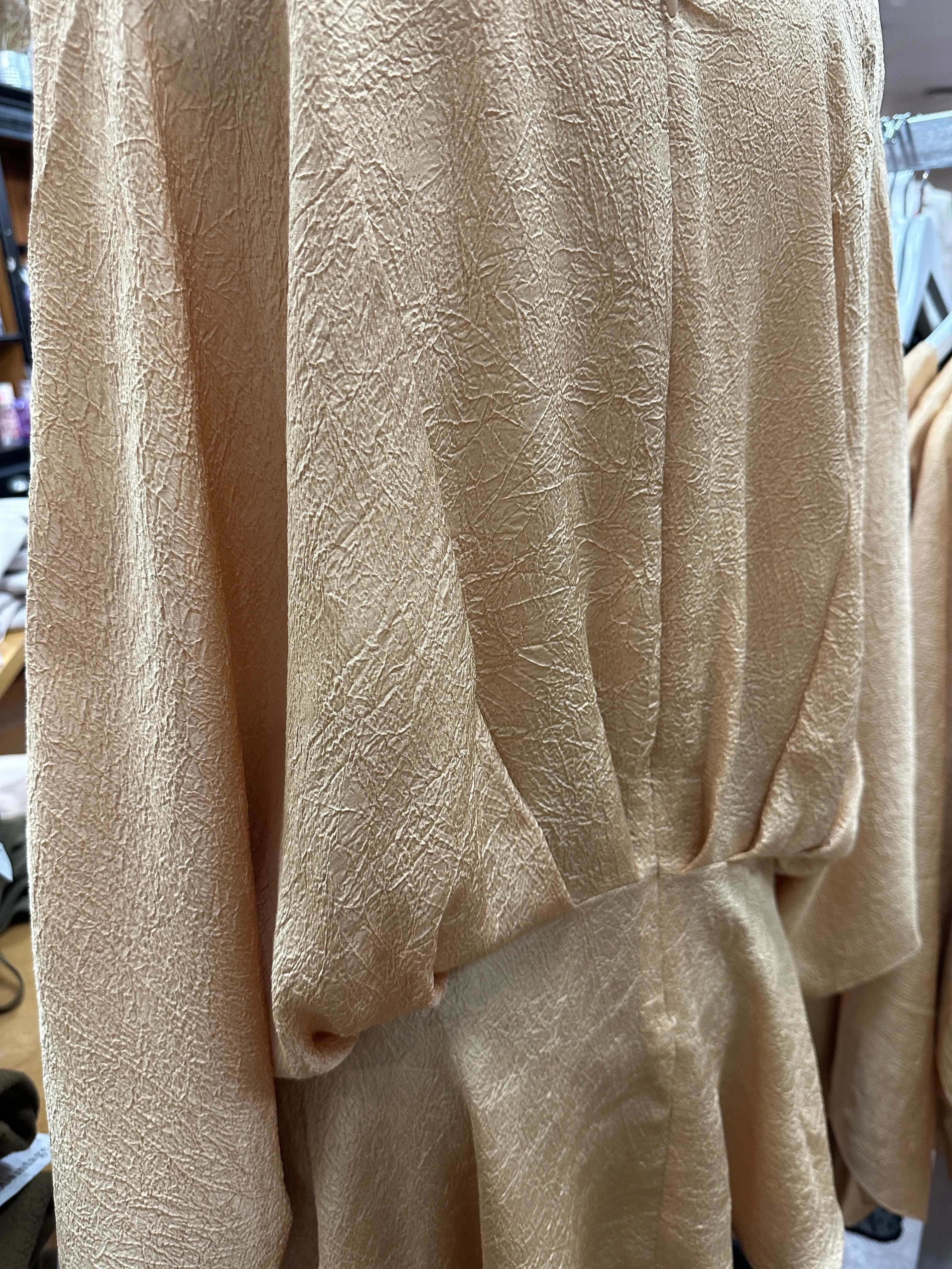 Chic Satin Top in Gold