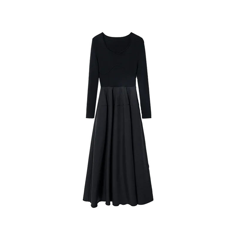 Elegant Worsted Wool Dress