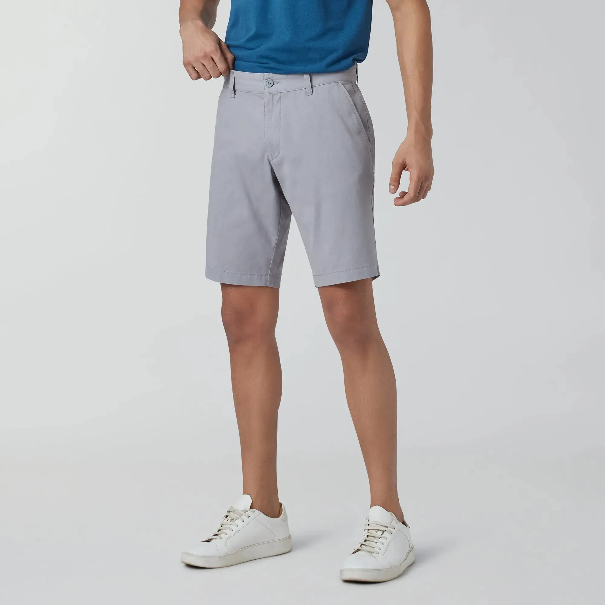 Element Cotton Chinos Shorts For Men Moon Grey
