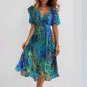 Eva™| Short Sleeve Dress