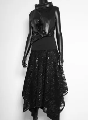 Inspire Skirt - Black sequin