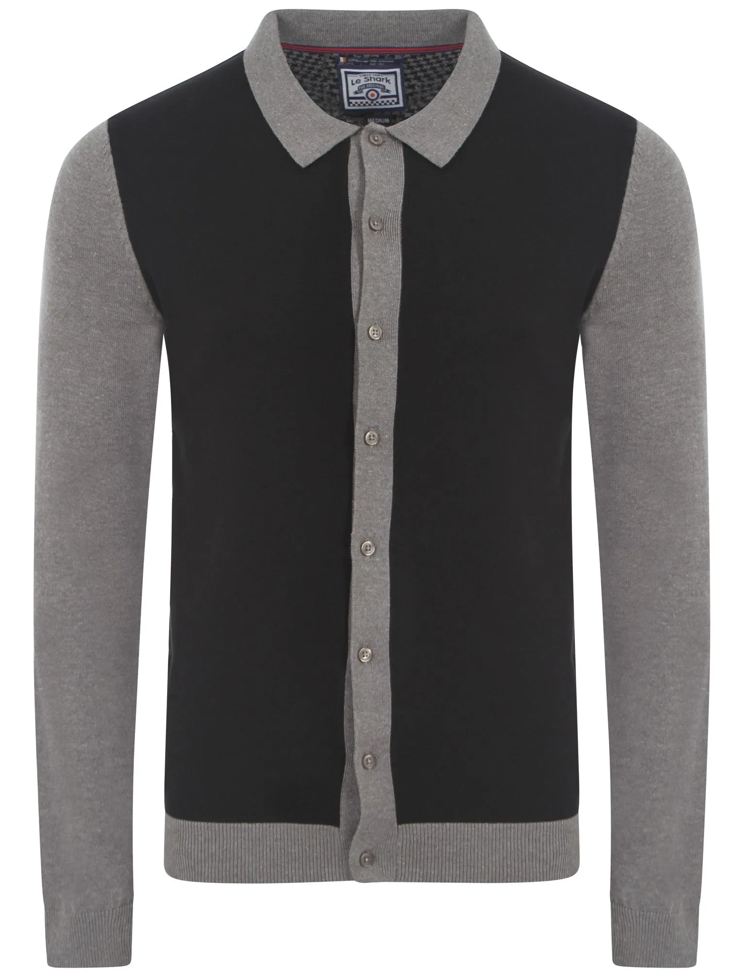 Le Shark Duncan grey cardigan