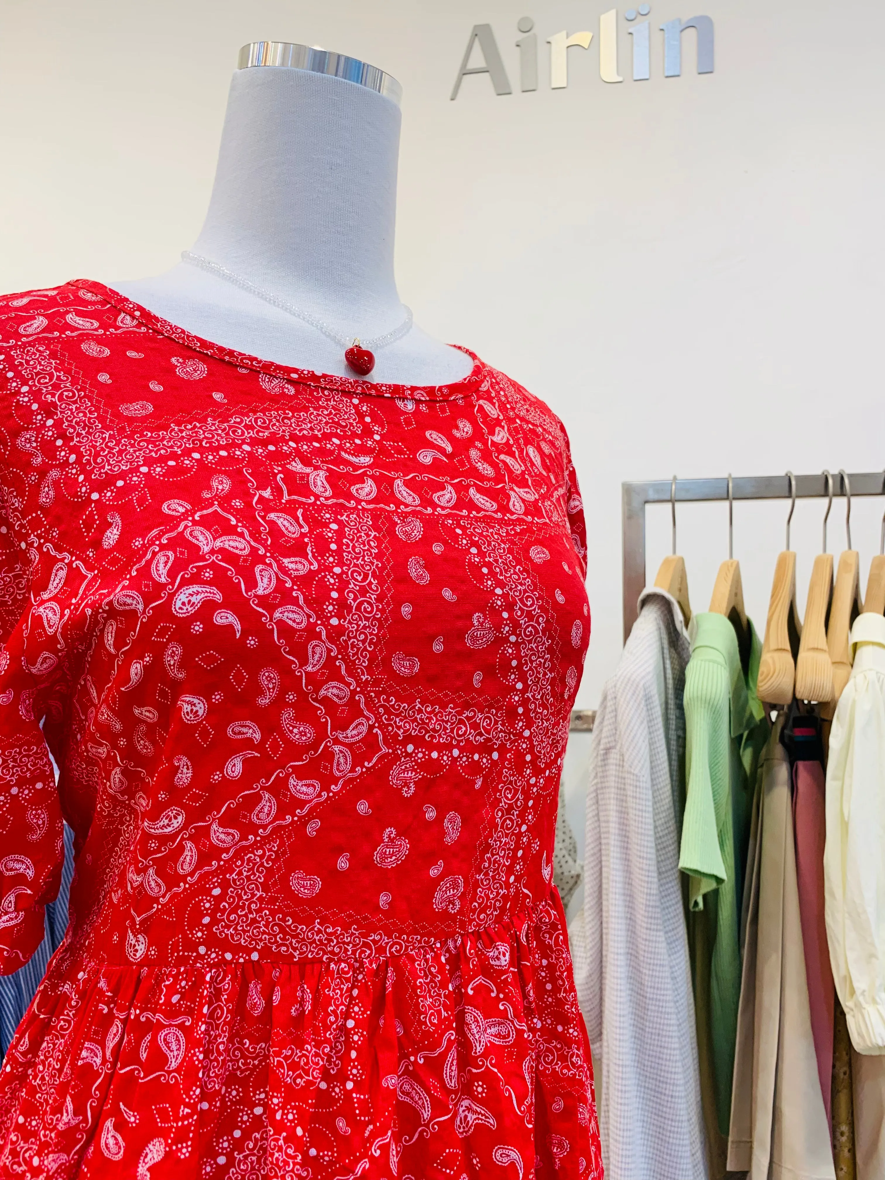 New year pattern dress