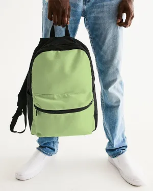 Pastel Warm Green Canvas Backpack | Bright Pastel Warm Green | C30M0Y60K0