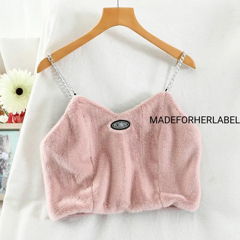 Rachel Fur Cami top