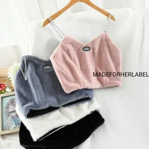 Rachel Fur Cami top