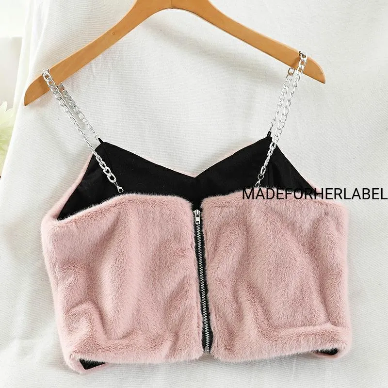 Rachel Fur Cami top