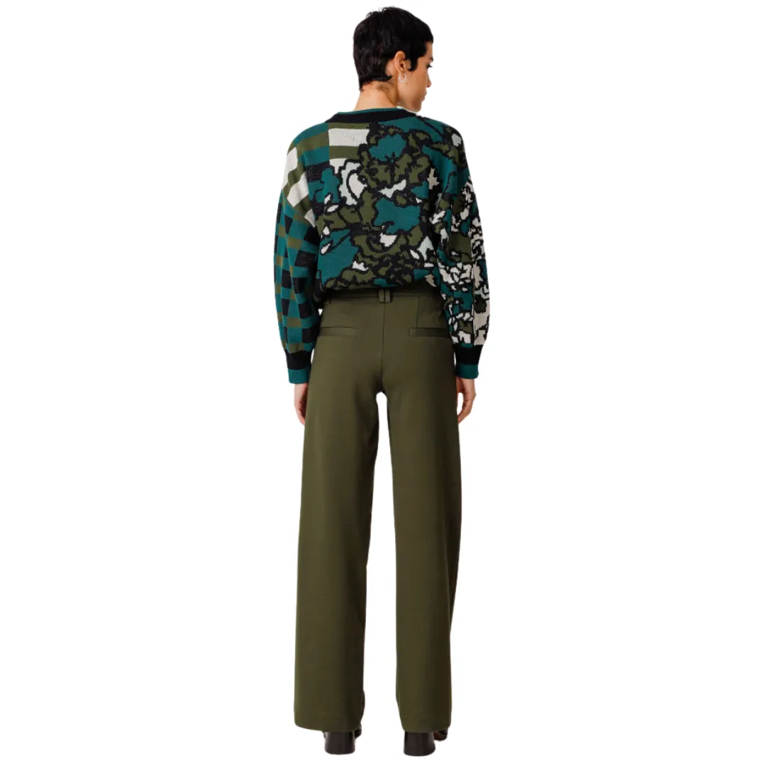 SKFK Womens Trousers Nekane Deep Green