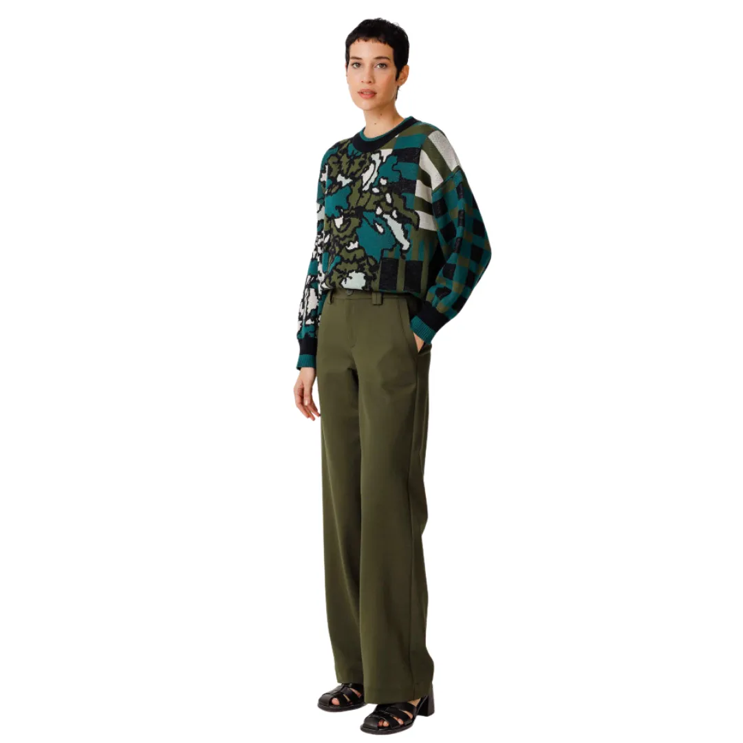 SKFK Womens Trousers Nekane Deep Green