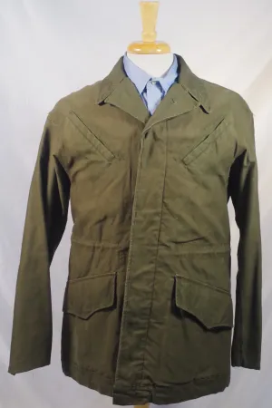 Vintage KL Dutch Green Military Jacket - Sz 39
