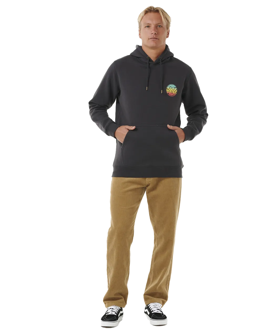 Wetsuit Icon Hoodie in Washed Black