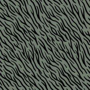 Zebra- Soft Sweatshirting-Green